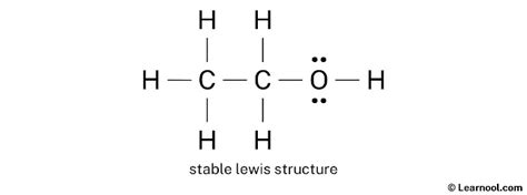 ethanol lewis dot structure